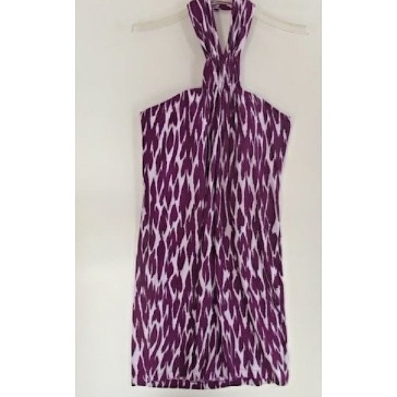 Laundry by Shelli Segal Halter Mini Print Dress - Picture 6 of 10